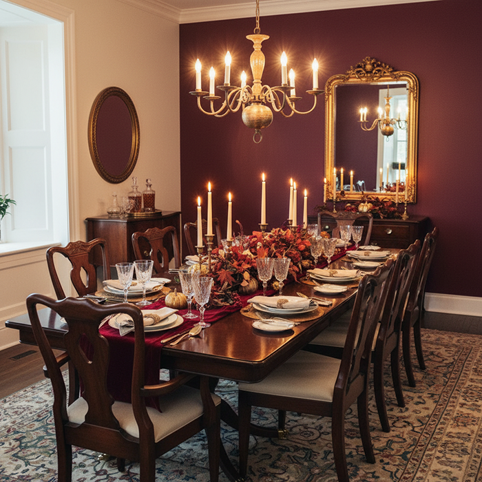 Dining Room Fall Color