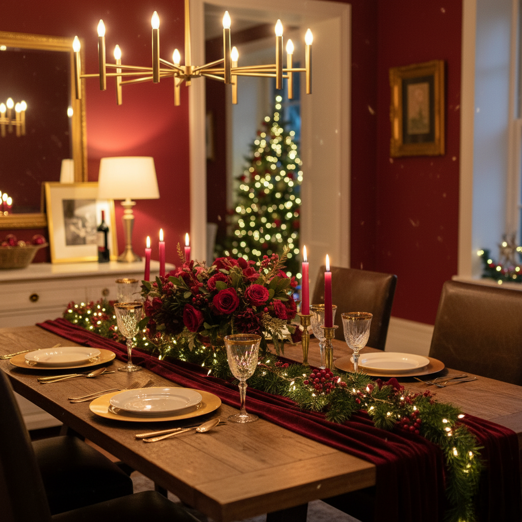 Holiday Interior red