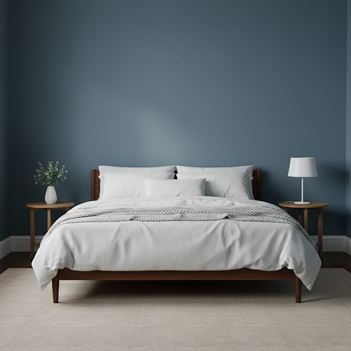 blue bedroom