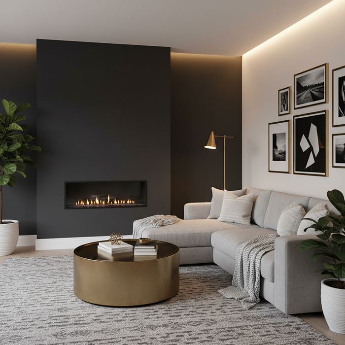 charcoal living room