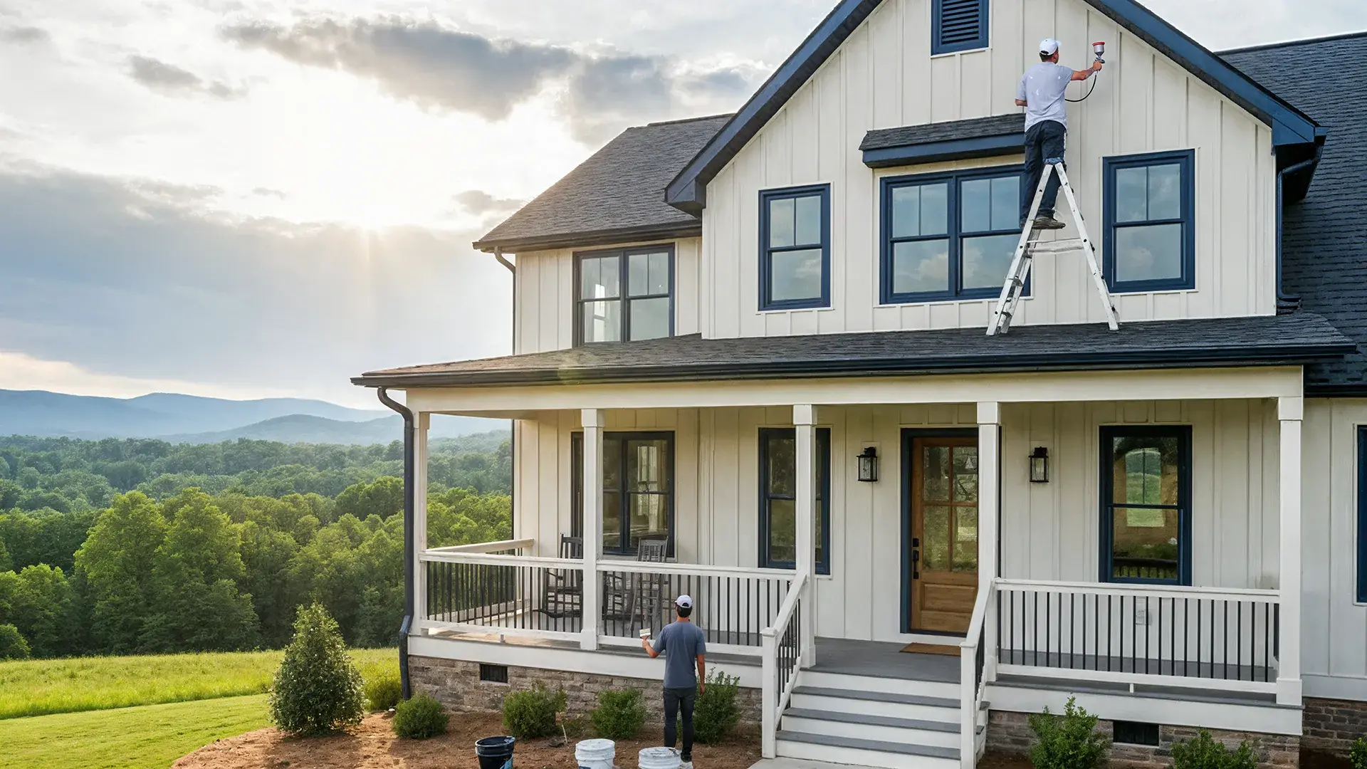 Beautiful house exterior