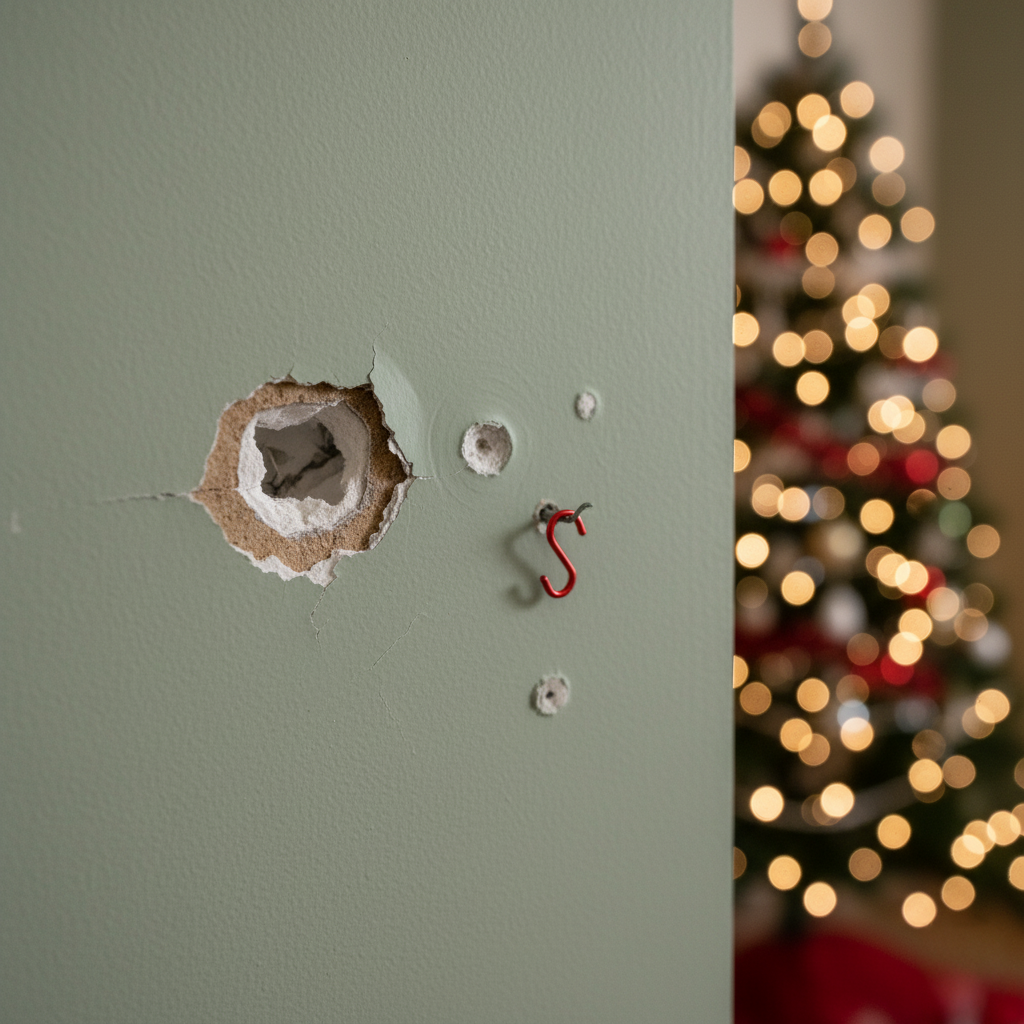 Drywall Damage? Fix It Before You Deck the Halls