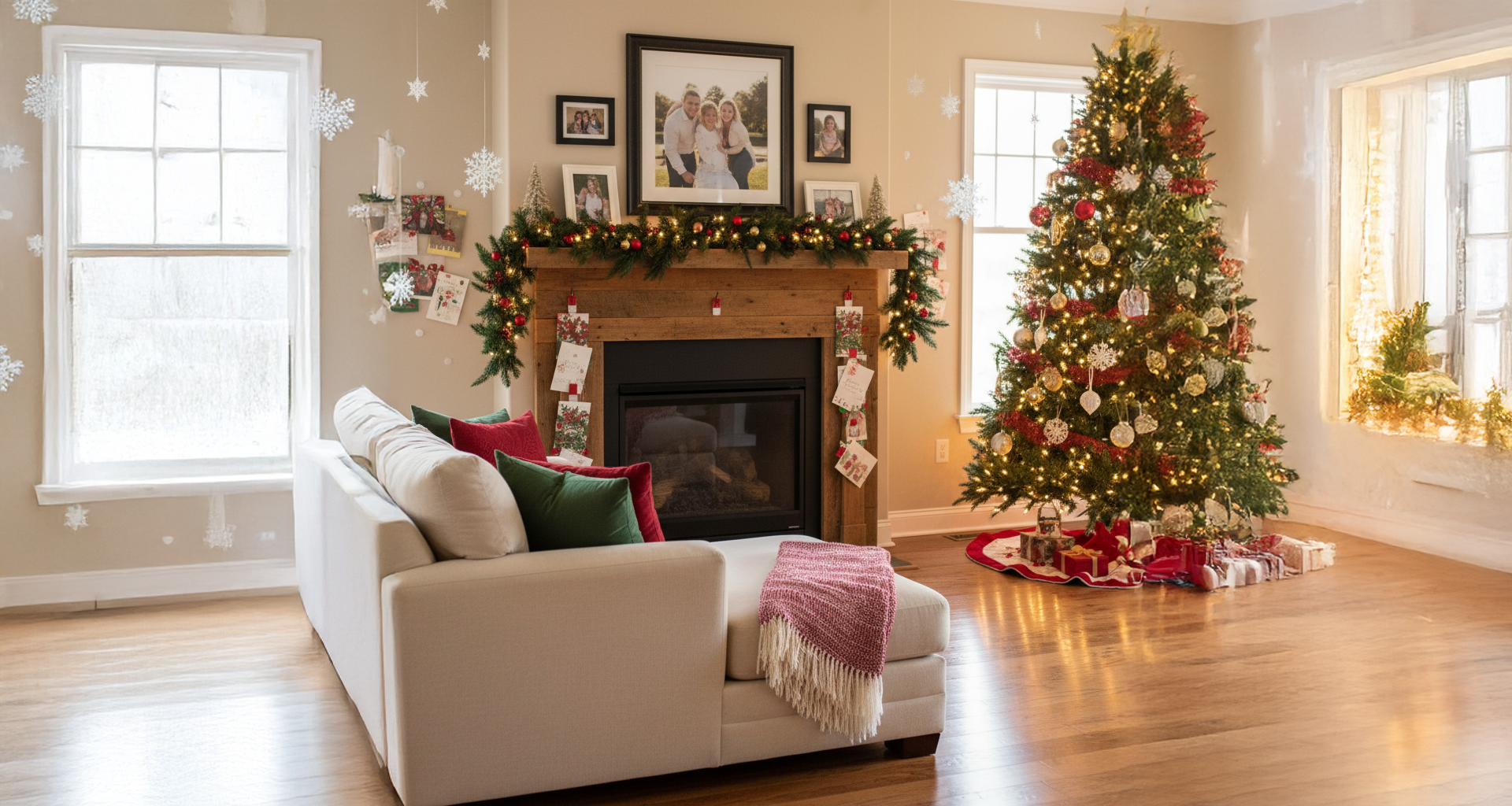 Header Walls for Holiday Décor