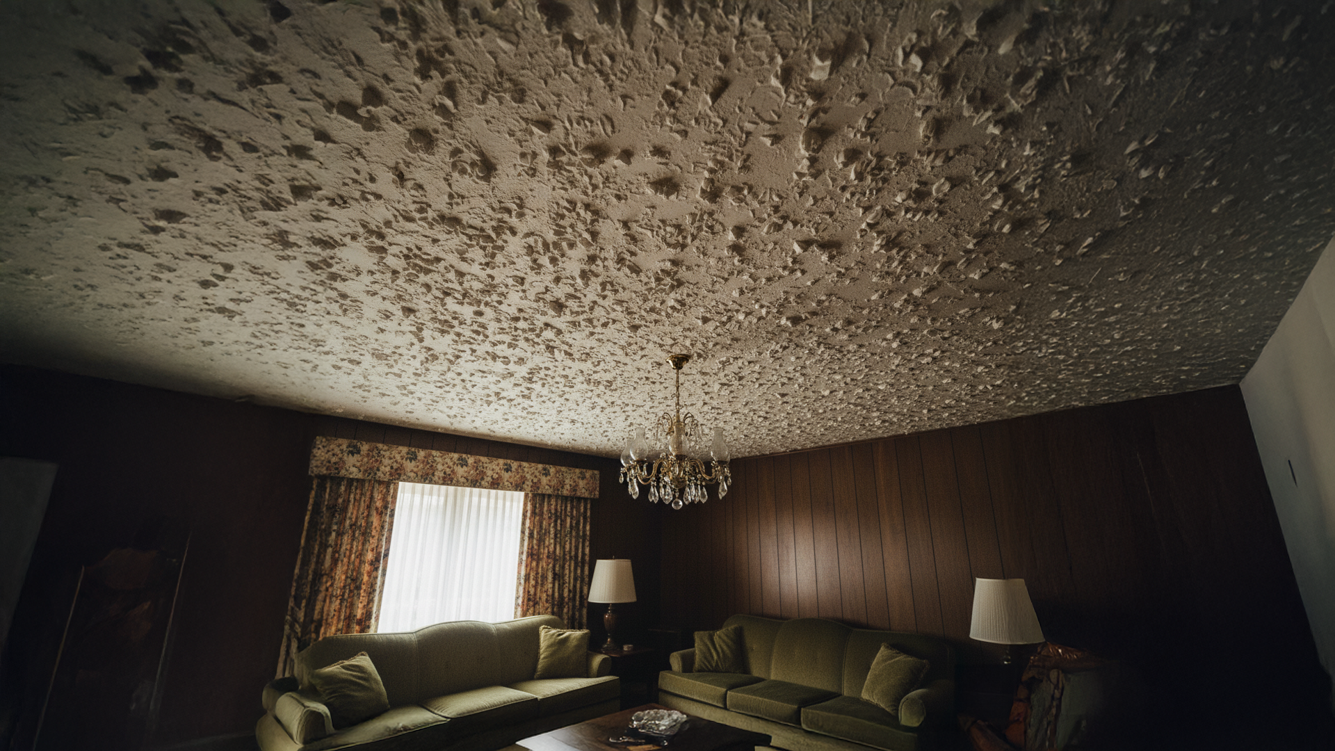 Popcorn Ceiling Header